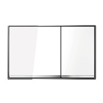 Sigma60 White Glass Buttons
