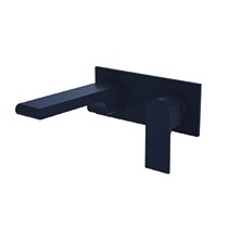 Hios Wall Basin/Bath Mixer BLK