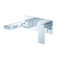 Hios Wall Basin/Bath Mixer