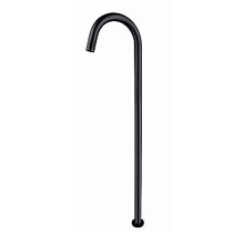 Polar+ Floor Mnt BathSpout BLK