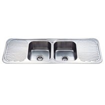 Sheffield 2 Bowl 2 Drain Sink 