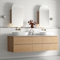 Arch Mirror Cabinet L-Hinge