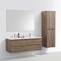 Lunar Twin Bowl Vanity 1380mm